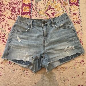 Distressed Denim Women's Shorts